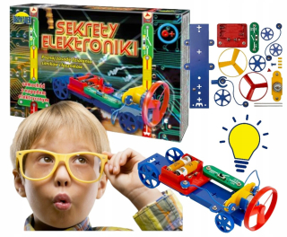 TAJOMSTVO ELEKTRONIKY AUTO ELEKTRICKÝ POHON UČENIE ELEKTRONICKÉ EXPERIMENTY