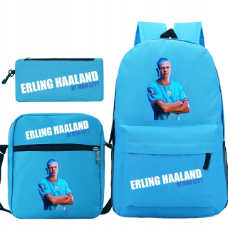Modrý školský batoh