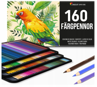 Ceruzkové pastelky Zenacolor 160 ks.