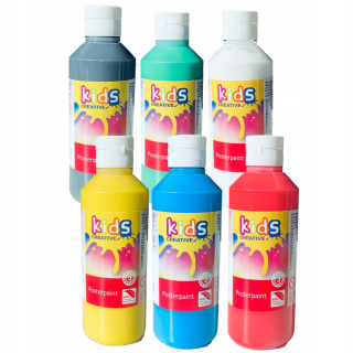 Farby na plagáty Creative Artist 6 ks x 250 ml