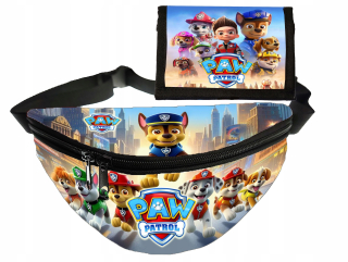 SET Športová peňaženka + taška cez pás PAW PATROL