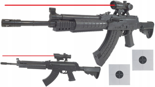 Detská zbraň - SG 553 SK: Go útočná puška na ostreľovacia loptičky