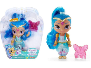 Bábika Shimmer a Shine - Trblietanie a Shine Doll topánok Fisher Price FPV44
