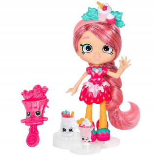 Bábika -  Shopkins Shoppies Lucy Smoothie Doll Príslušenstvo