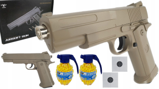 Pištoľ pre deti - Sig Sauer Metal Gun na 6 mm + granátové jablká