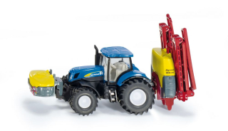 Traktor - Siku 1799 Traktor New Holland + postrekovač 1:87
