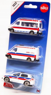 Siku 1825 Set Emergency ambulancie Ambulanse verzia PL