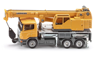 Žeriav pre deti - Siku 1859 teleskopický auto žeriav 1:87
