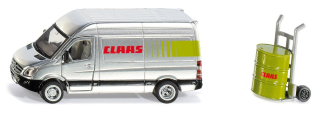 Tatra, nákladné auto - Siku 1995 Mercedes Sprinter Service Claas 01:50