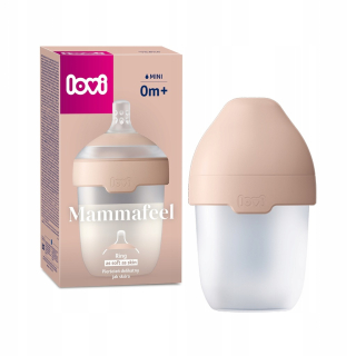 Fľaša na kŕmenie LOVI Mammafeel 150ml s dynamickým cumlíkom 0m+