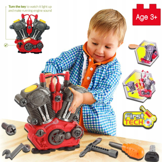 Detská dielňa - Auto motor otvorenými vplyvy - malý mechanik