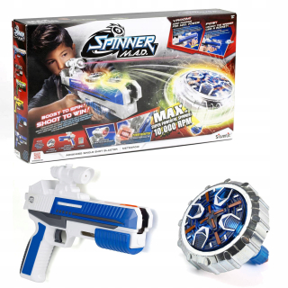 Pištoľ pre deti - Silverlit Advanced Single Shot Launcher + Spinner