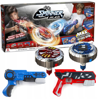 Pištoľ pre deti - Silverlit Battle Edition 2 Launchers + SpinNery