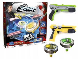 Pištoľ pre deti - Silverit SPINNER MAD DELUXE BATTLE 2-PACK DUMEL