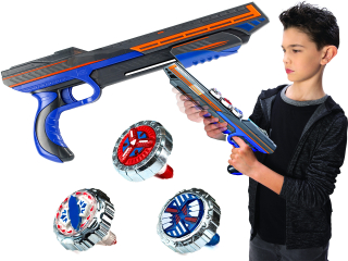 Pištoľ pre deti - Silverlit Spinner Trio Shot Blaster Avalanche