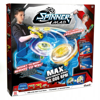 Pištoľ pre deti - Silverlit Spinner Mad Deluxe bojové balenie Big zos.