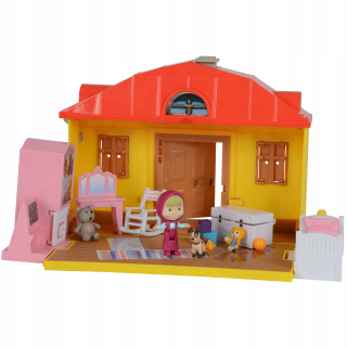 Domček pre bábiky - SIMBA Cottage Máša a medveď Skladacia Príslušenstvo