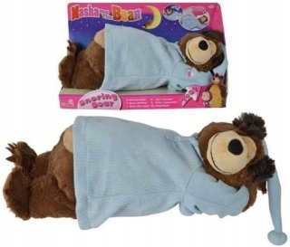 Simba Masha Masha a medveď chrápanie Misza Bear