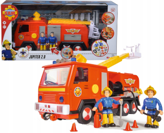 Rozprávkové autíčko - SIMBA Fireman Sam Fire Truck Jupiter +2 postavy