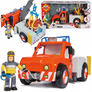 Rozprávkové autíčko - Simba Fireman Sam Fire Truck Phoenix + čísla