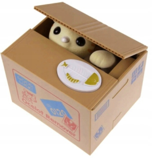 Pokladnička pre deti - Interaktívne prasiatko Kitten Box Dry Movement