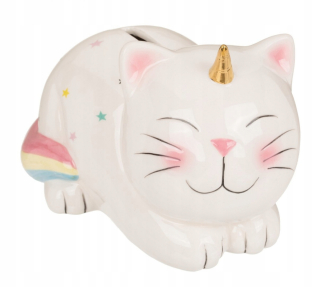 Pokladnička pre deti - Prasiatko Cat Unicorn Dúha Charming Sweetie