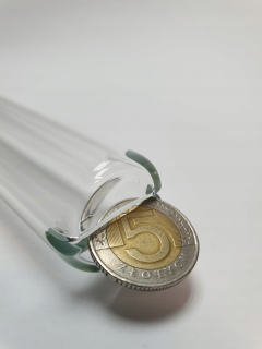 Pokladnička pre deti - Piggy Bank Glass Tube Gift PLN 5 (PLN 1100)