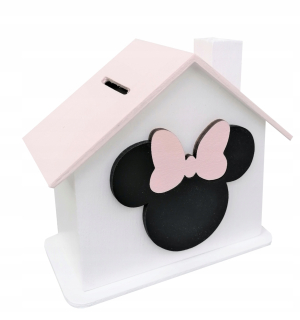 Pokladnička pre deti - Prasiatko darček pre dievča Mouse Minnie