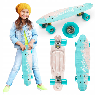 Qkids skateboard skateboard kartička doska viacfarebná