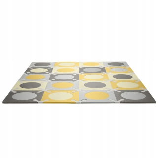 Vzdelávacia podložka pre deti - SKIP HOP MAT PLAYSPOT SIVÁ / ZLATÁ 178x144cm