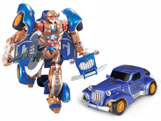 Skladacia Auto Robot Retro autobatérií Zvuky