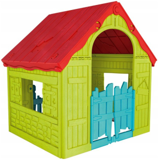 Zahradný domček pre deti - Skladacia detská Cottage Skladacia Playhouse Keter