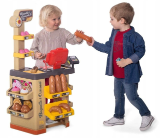 Detská pokladňa - obchod - Obchod Kasa Kids Supermarket Bakery SMOBY