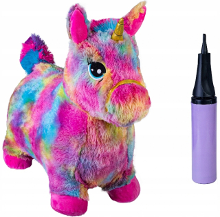 Hopsadlo, skákadlo - GUMOVÝ JUMPER UNICORN JUMP KONSKÉ ČERPADLO