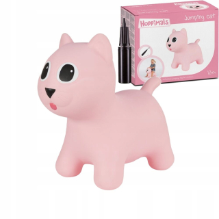 Hopsadlo, skákadlo - Kitten jumper - Rubber ružový sveter s čerpadlom
