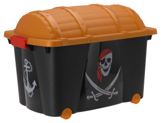 Úložný box - CZUFER CONTAINER na hračky 57L - Piráti
