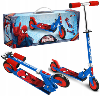Skladacia dvojkolesová kolobežka Stamp Spiderman