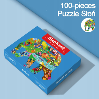 Slon Puzzle pre deti od 4 rokov veku
