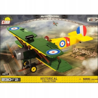 MALÁ ARMÁDA AVRO 504K BRITSKÝ LETADLO