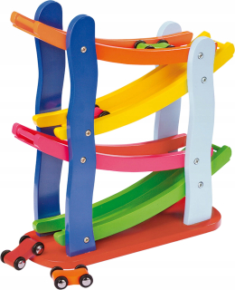 Drevená dráha pre deti - Malá noha Kulodrom - Montessori Racecourse