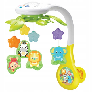 Kolotoč nad postielku - SMILY PLAY kolotoč so ZOO projektorom 854
