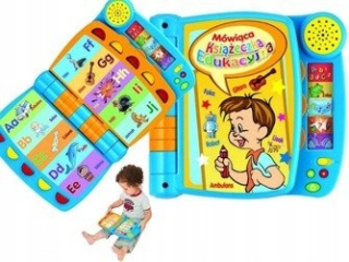 Kniha pre bábätko - SMILY PLAY TALKING EDUCATION BOOK HOVORÍ PL