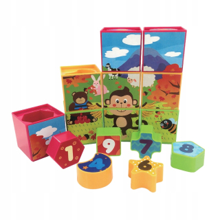 Zvukova hračka - Smily Play Picture Puzzle Sorter 2v1 Pads