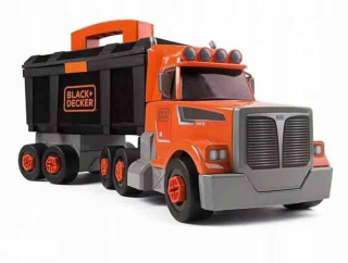 Tatra, nákladné auto - Smoby Black & Decker Truck Tool Crane Tool