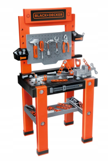 Detská dielňa - SMOBY Black Decker Workshop Bricolo One + 79 Príslušenstvo