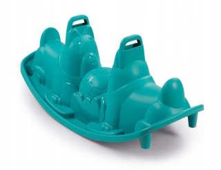 Hojdacie kreslo - Smoby hojdačka vahadlo pes modrý UV lakovanie