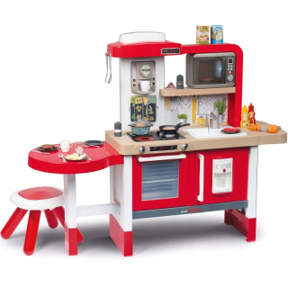 Detská kuchynka - Smoby kuchyňa s cirkulácie vody Tefal Gourmet 43 el.
