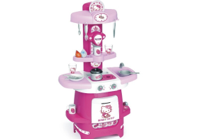 Detská kuchynka - Smoby štýlové kuchyne Hello Kitty 24087 + 19 Element