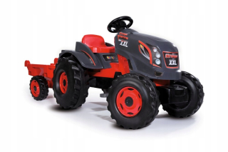 Traktor - SMOBY traktor na pedále silnejšie XXL príves