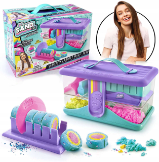 Kinetický piesok - Takže Sand DIY Cubek s kúzelnými piesočnými + príslušenstvo